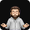 Memoji making a peace sign